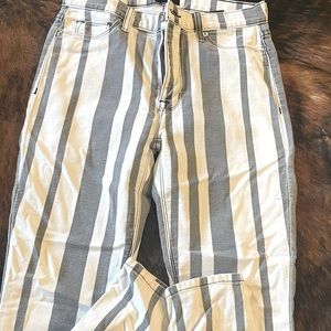 Striped Hudson jeans